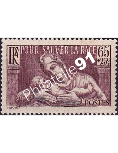 Timbre n° 356 neuf, collection timbres France