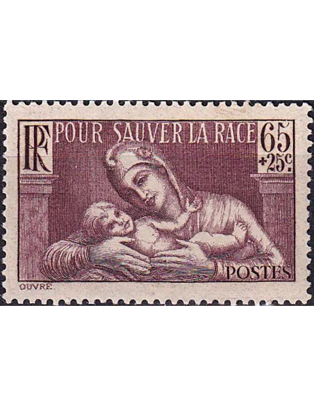 Timbre n° 356 neuf, collection timbres France