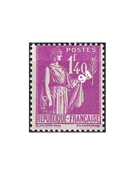 Timbre n° 371 neuf, collection timbres France