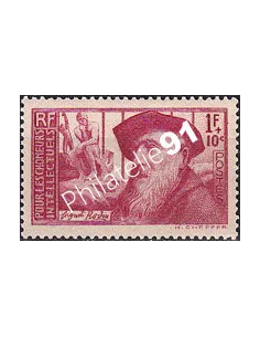 Timbre n° 384 neuf, collection timbres France