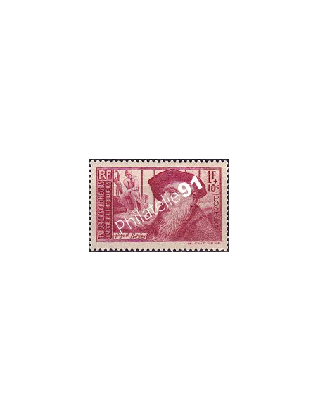 Timbre n° 384 neuf, collection timbres France