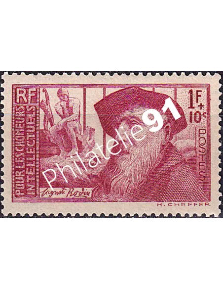 Timbre n° 384 neuf, collection timbres France