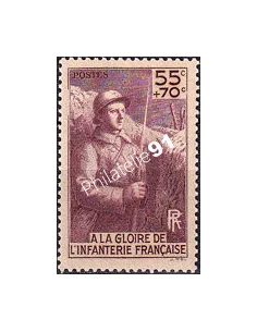 Timbre n° 386 neuf, collection timbres France