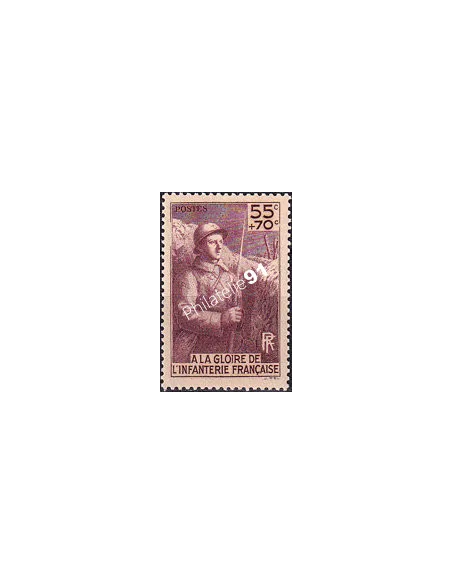 Timbre n° 386 neuf, collection timbres France