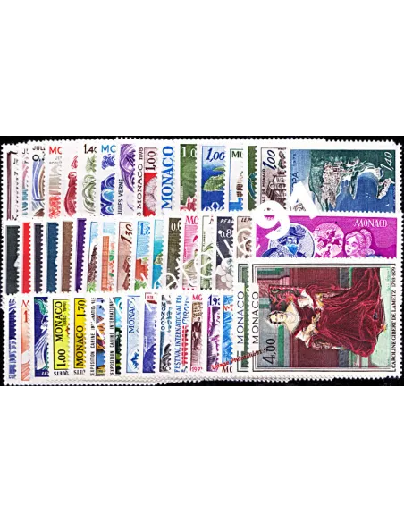 Timbres de Monaco - Année complète 1978 neuve