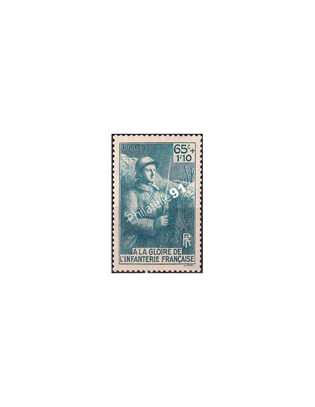 Timbre n° 387 neuf, collection timbres France