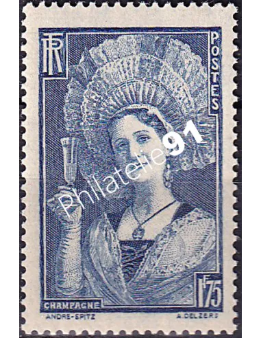 Timbre n° 388 neuf, collection timbres France