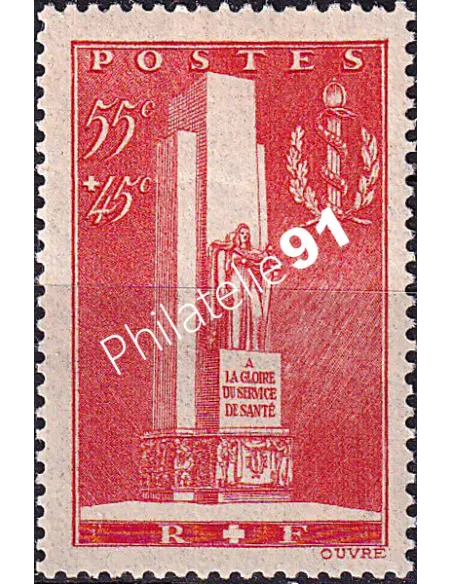 Timbre n° 395 neuf, collection timbres France