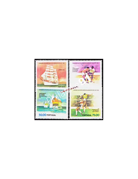 PORTUGAL - n° 1537 à 1540 - Evènements sportifs de 1982