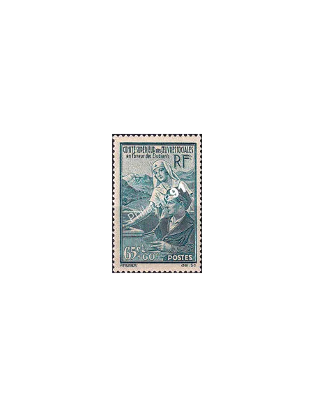 Timbre n° 417 neuf, collection timbres France