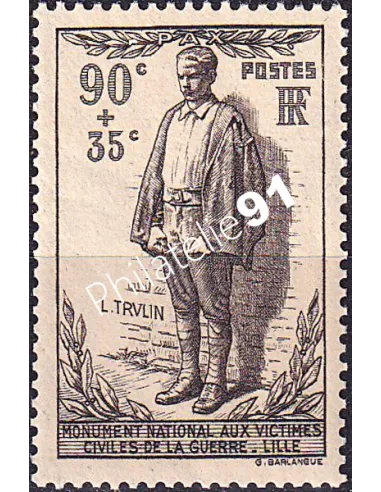 Timbre n° 420 neuf, collection timbres France