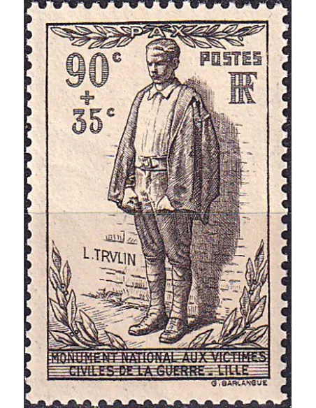Timbre n° 420 neuf, collection timbres France