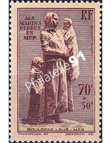 Timbre n° 447 neuf, collection timbres France