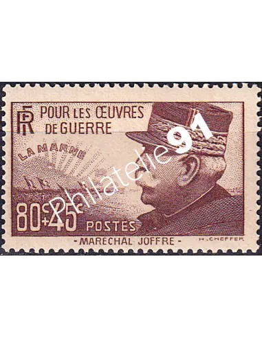 Timbre n° 454 neuf, collection timbres France