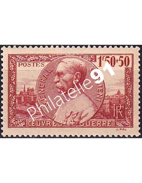Timbre n° 456 neuf, collection timbres France