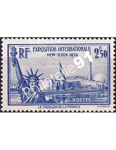 Timbre n° 458 neuf, collection timbres France