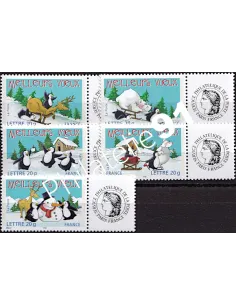 n° 3853A au n° 3857A - "Meilleurs Voeux" Cérès