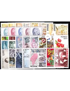 Timbres de Monaco - Année complète 1989 neuve**