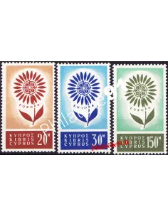 Timbres de Chypre n° 232 à 234 - EUROPA 1964