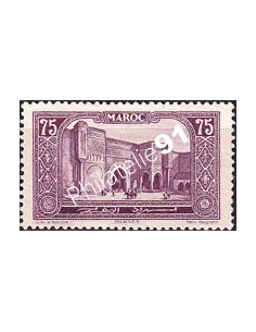 MAROC, n° 115b charnière, collection timbres colonies françaises