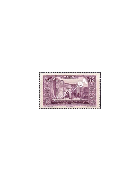 MAROC, n° 115b charnière, collection timbres colonies françaises