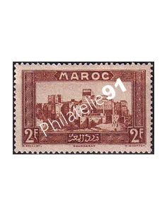 MAROC, n° 145 charnière, collection timbres colonies françaises