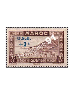 MAROC, n° 154 neuf, collection timbres colonies françaises