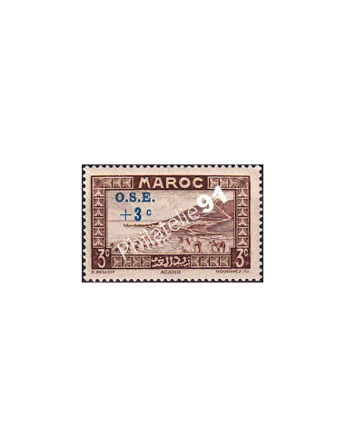 MAROC, n° 154 neuf, collection timbres colonies françaises