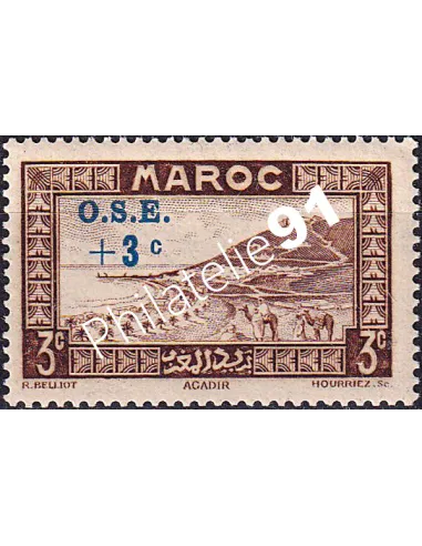 MAROC, n° 154 neuf, collection timbres colonies françaises