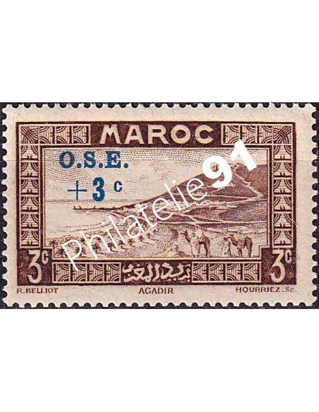 MAROC, n° 154 neuf, collection timbres colonies françaises