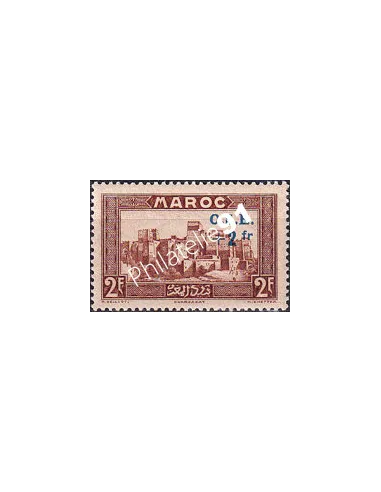MAROC, n° 159 neuf, collection timbres colonies françaises