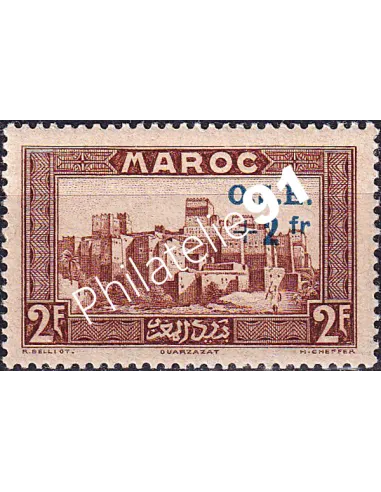 MAROC, n° 159 neuf, collection timbres colonies françaises