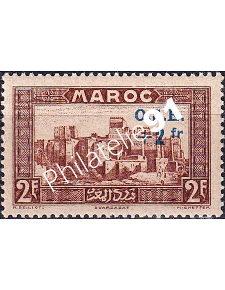 MAROC, n° 159 neuf, collection timbres colonies françaises