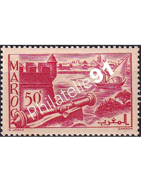 MAROC, n° 173 charnière, collection timbres colonies françaises