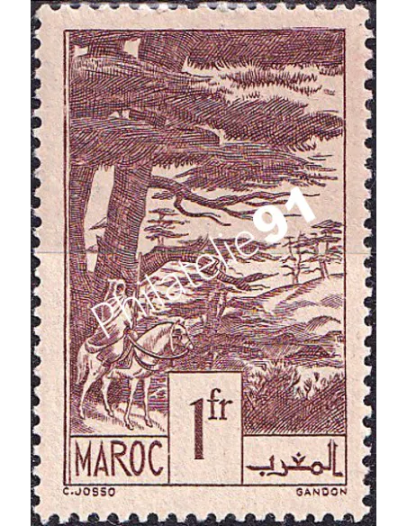 MAROC, n° 182 neuf, collection timbres colonies françaises