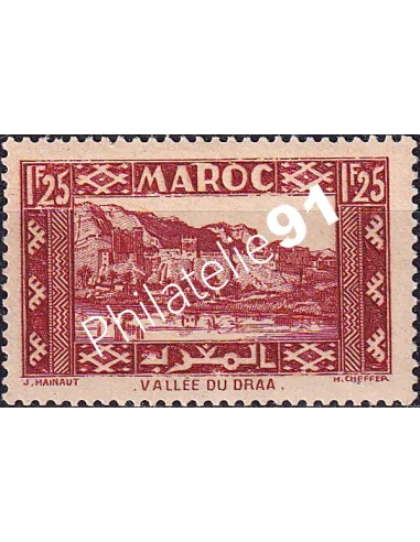 MAROC, n° 184 charnière, collection timbres colonies françaises