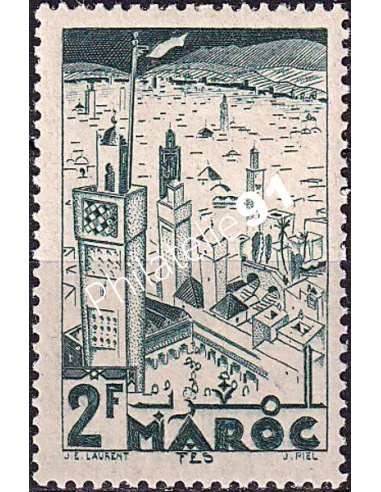 MAROC, n° 188 neuf, collection timbres colonies françaises