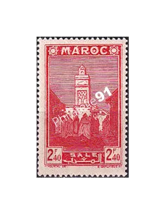 MAROC, n° 190 charnière, collection timbres colonies françaises