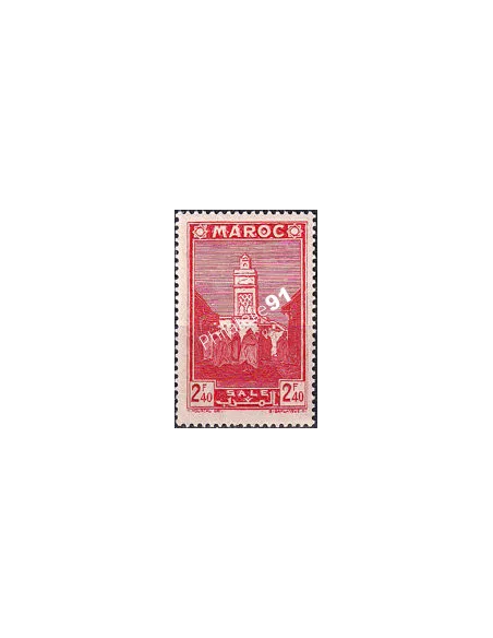 MAROC, n° 190 charnière, collection timbres colonies françaises