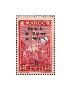 MAROC, n° 203 charnière, collection timbres colonies françaises