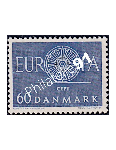 Timbre du Danemark n° 394 - EUROPA 1960