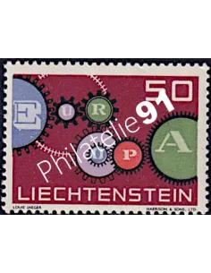 Timbre du Liechtenstein n° 364 - EUROPA 1961