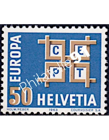 Timbre de SUISSE n° 716 - EUROPA 1963