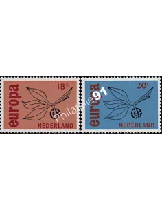 PAYS-BAS n° 780 et 781, EUROPA 1963, collection de timbres d'Europe