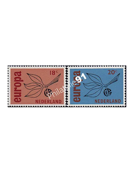 PAYS-BAS n° 780 et 781, EUROPA 1963, collection de timbres d'Europe