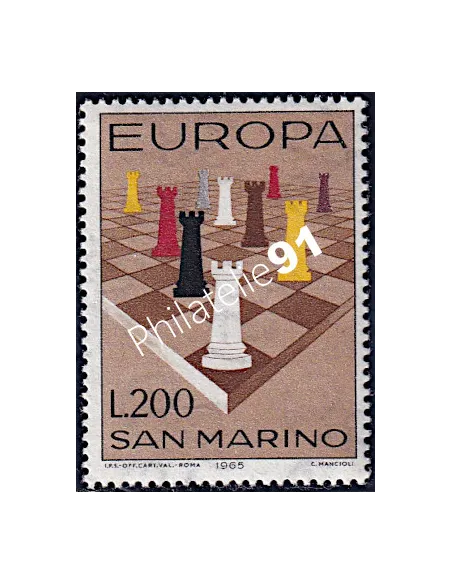 SAINT-MARIN n°  654, EUROPA 1965, collection de timbres d'Europe