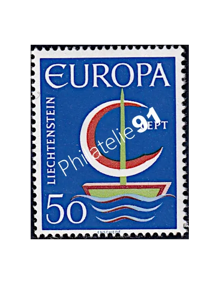 Timbre du LIECHTENSTEIN n° 417 - EUROPA 1966, collection timbres d'Europe