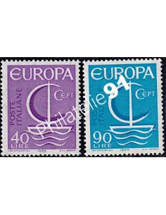 Timbres d'Italie n° 955 à 956 - EUROPA 1966