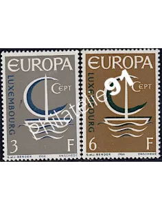 UXEMBOURG n° 684 et 685, EUROPA 1966, collection de timbres d'Europe