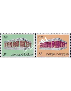 BELGIQUE - n° 1489 à 1490 - EUROPA 1969